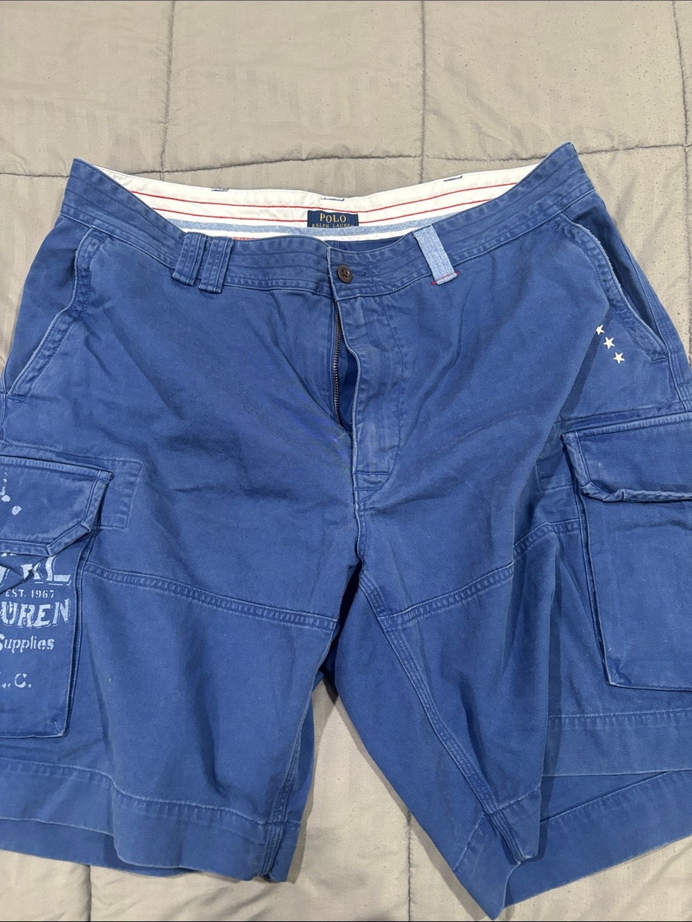 Polo by Ralph Lauren Blue Cargo Shorts